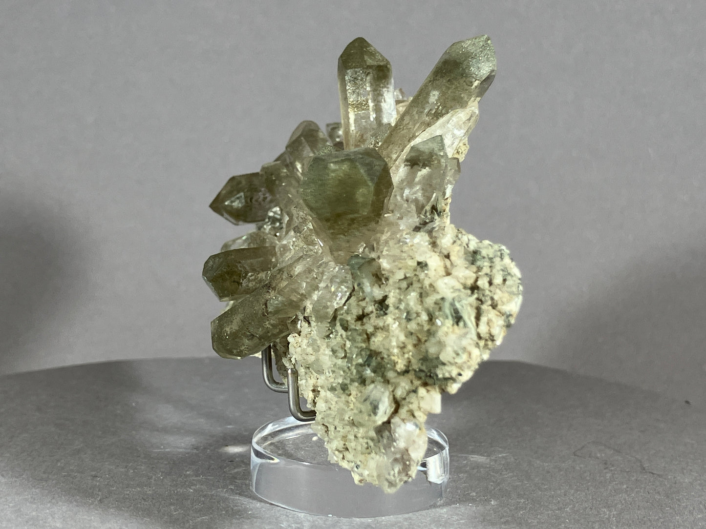 Bergkristall/Rauchquarz - Val Giuv/Schweiz ca. 10x6,5cm