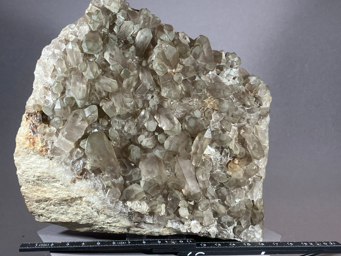 Rauchquarz - Val Giuv/Schweiz ca. 18x17cm