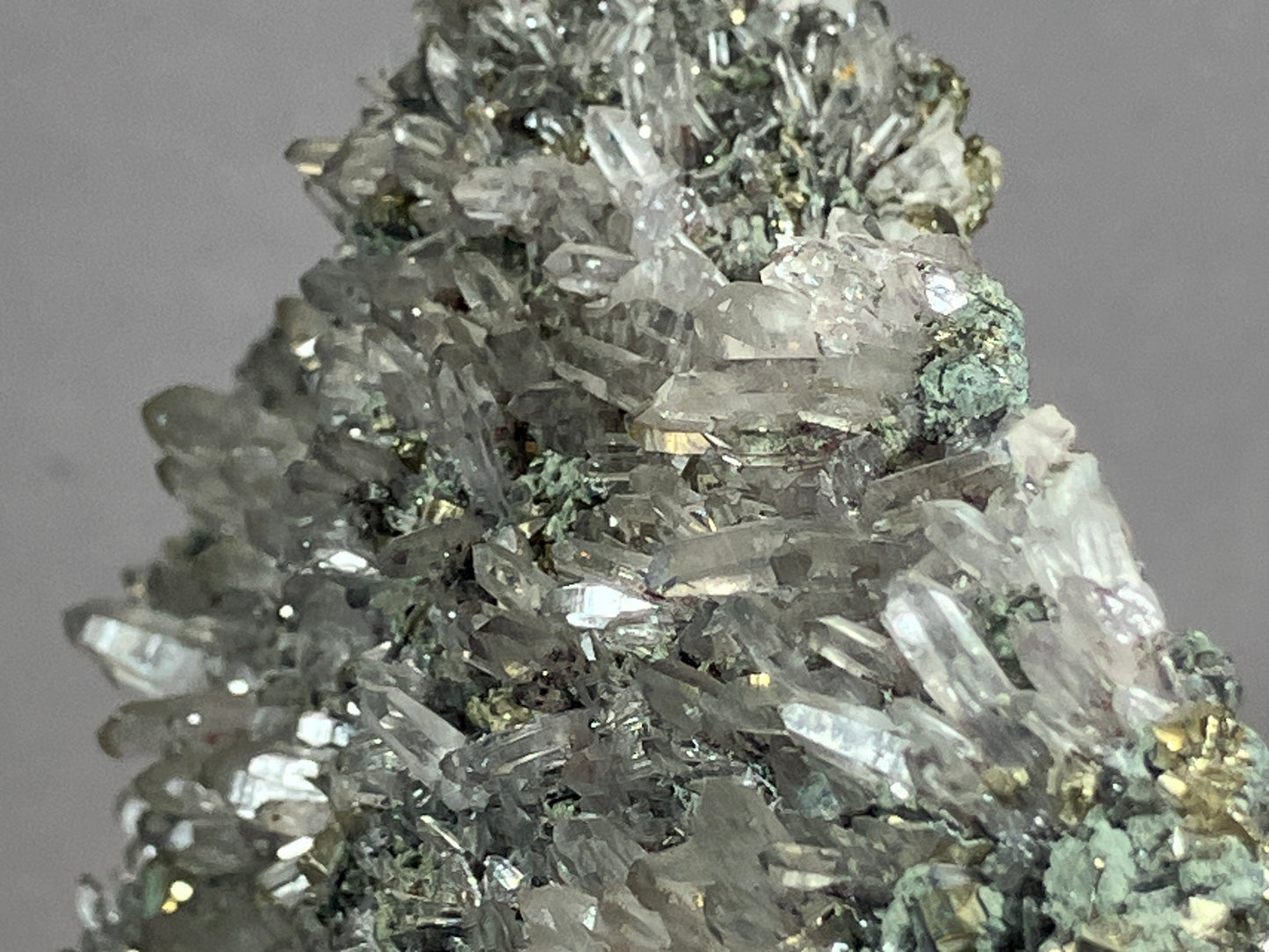 Amethyst/Pyrit - Siebenbürgen/Rumänien ca. 13,5x7,5cm