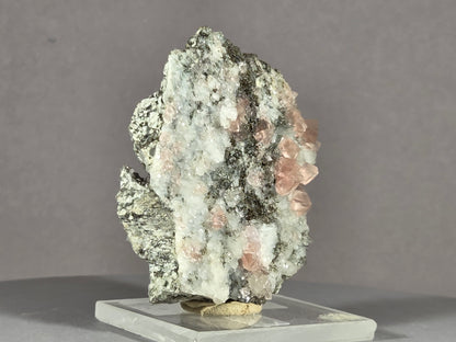 rosa Fluorit/Adular - Göschen/Schweiz ca. 5x5cm