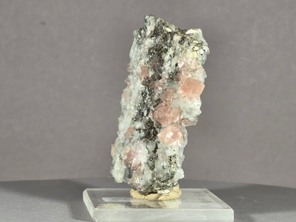 rosa Fluorit/Adular - Göschen/Schweiz ca. 5x5cm
