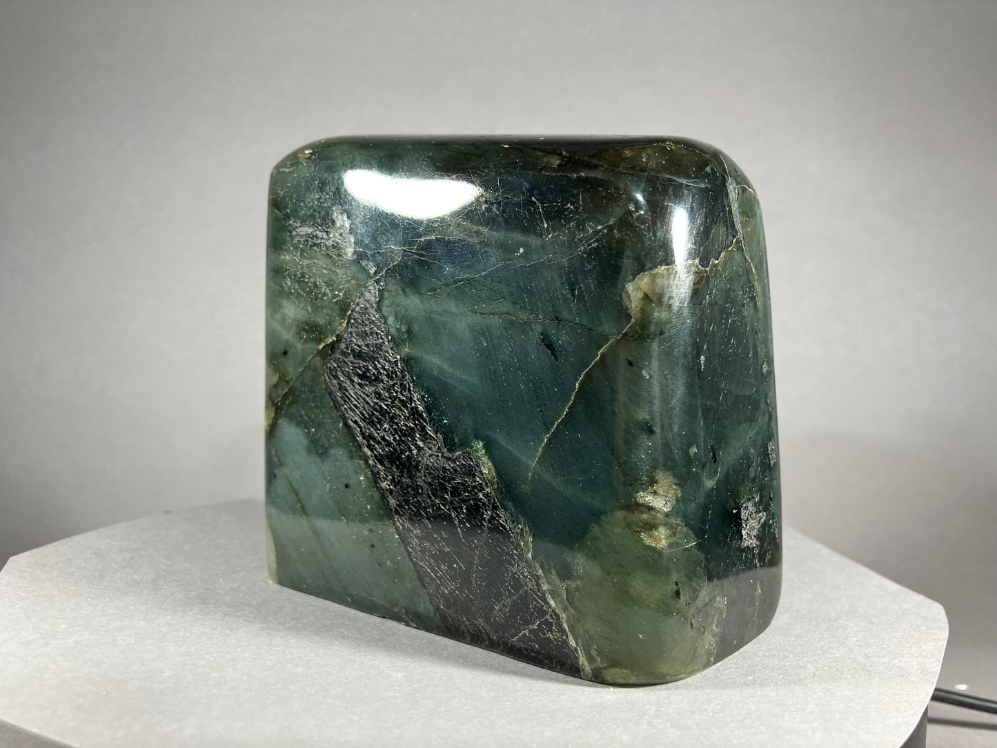 Labradorit - Maniry/Madagaskar ca. 8,5x9cm