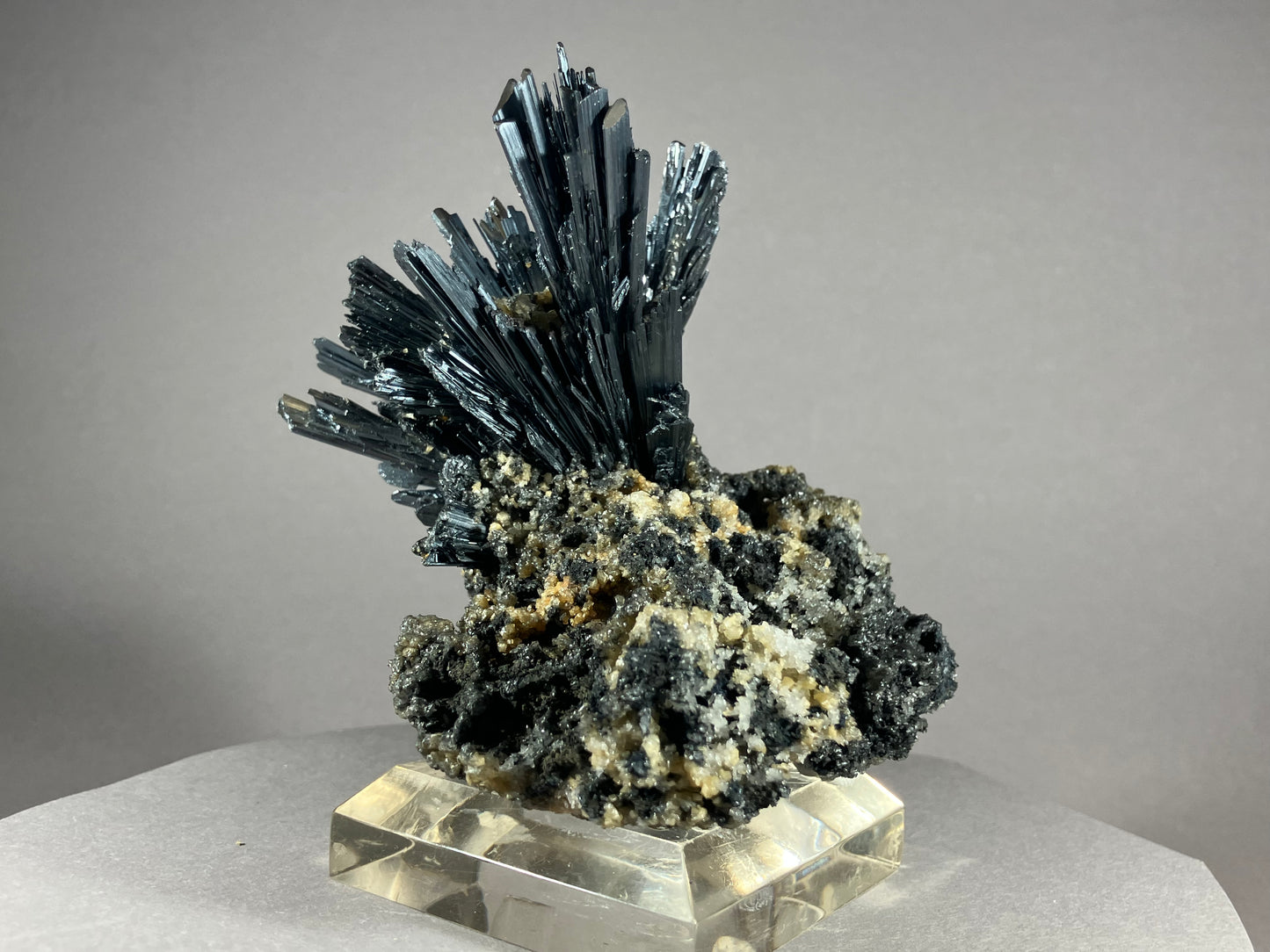 Antimonit - Maramures/Rumänien ca. 9x9cm