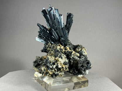 Antimonit - Maramures/Rumänien ca. 9x9cm