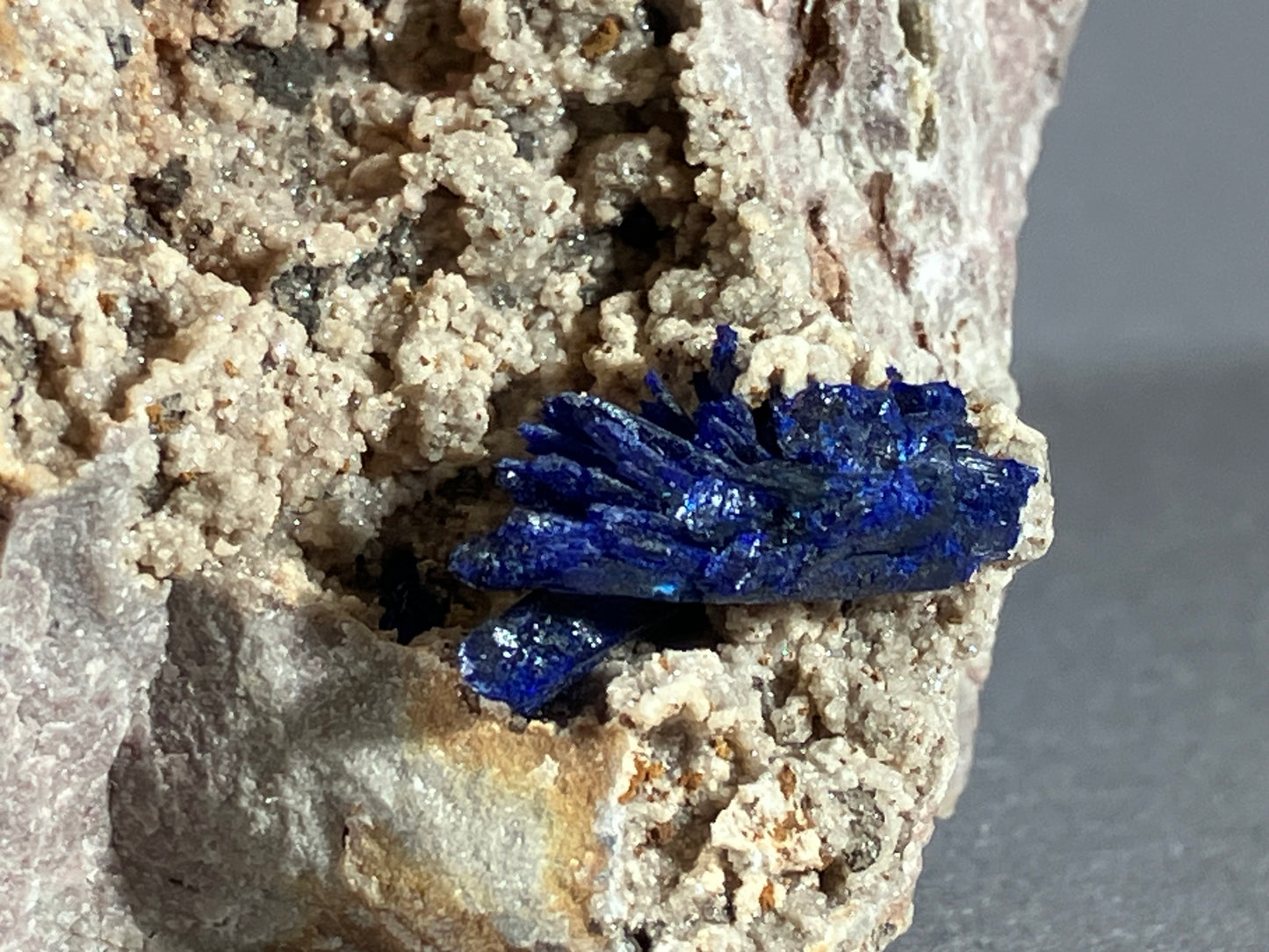 Azurit - Kerrouchen/Marokko ca. 6x7cm