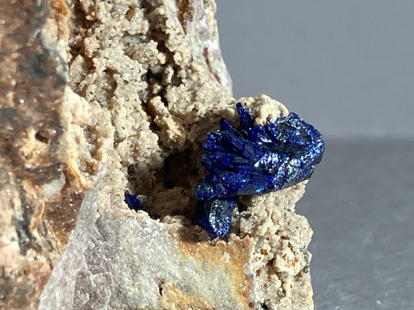 Azurit - Kerrouchen/Marokko ca. 6x7cm