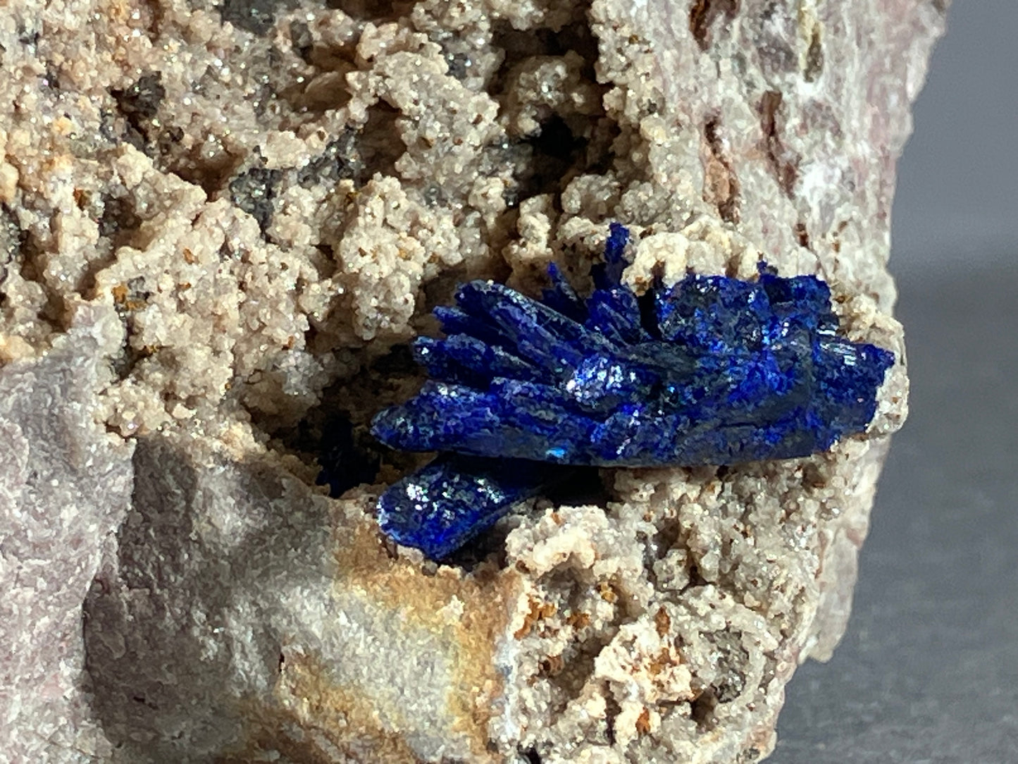 Azurit - Kerrouchen/Marokko ca. 6x7cm