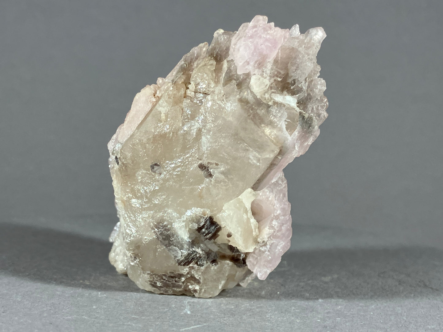 Rosenquarz/Rauchquarz - Minas Gerais/Brasilien ca. 7,5x4,5cm