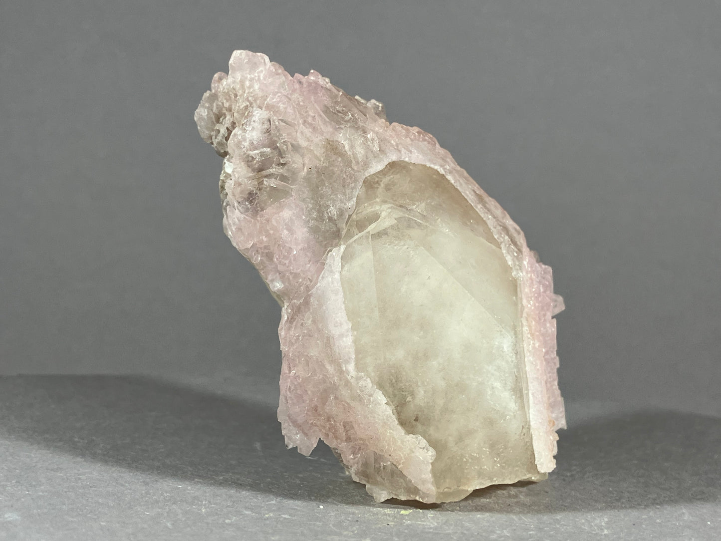Rosenquarz/Rauchquarz - Minas Gerais/Brasilien ca. 7,5x4,5cm
