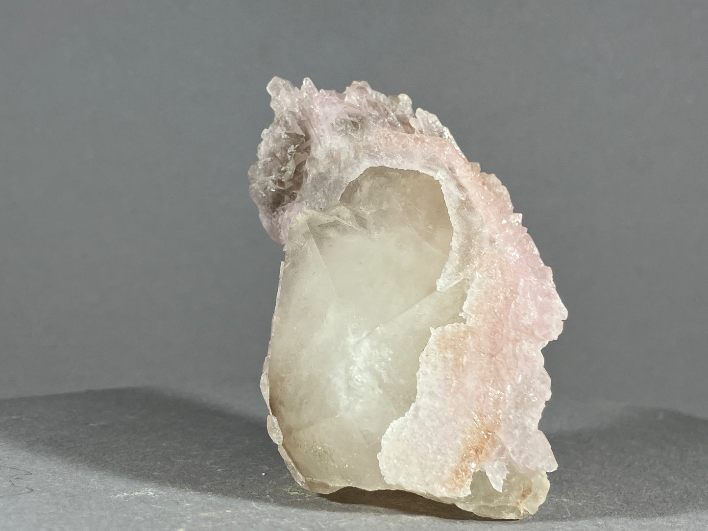 Rosenquarz/Rauchquarz - Minas Gerais/Brasilien ca. 7,5x4,5cm