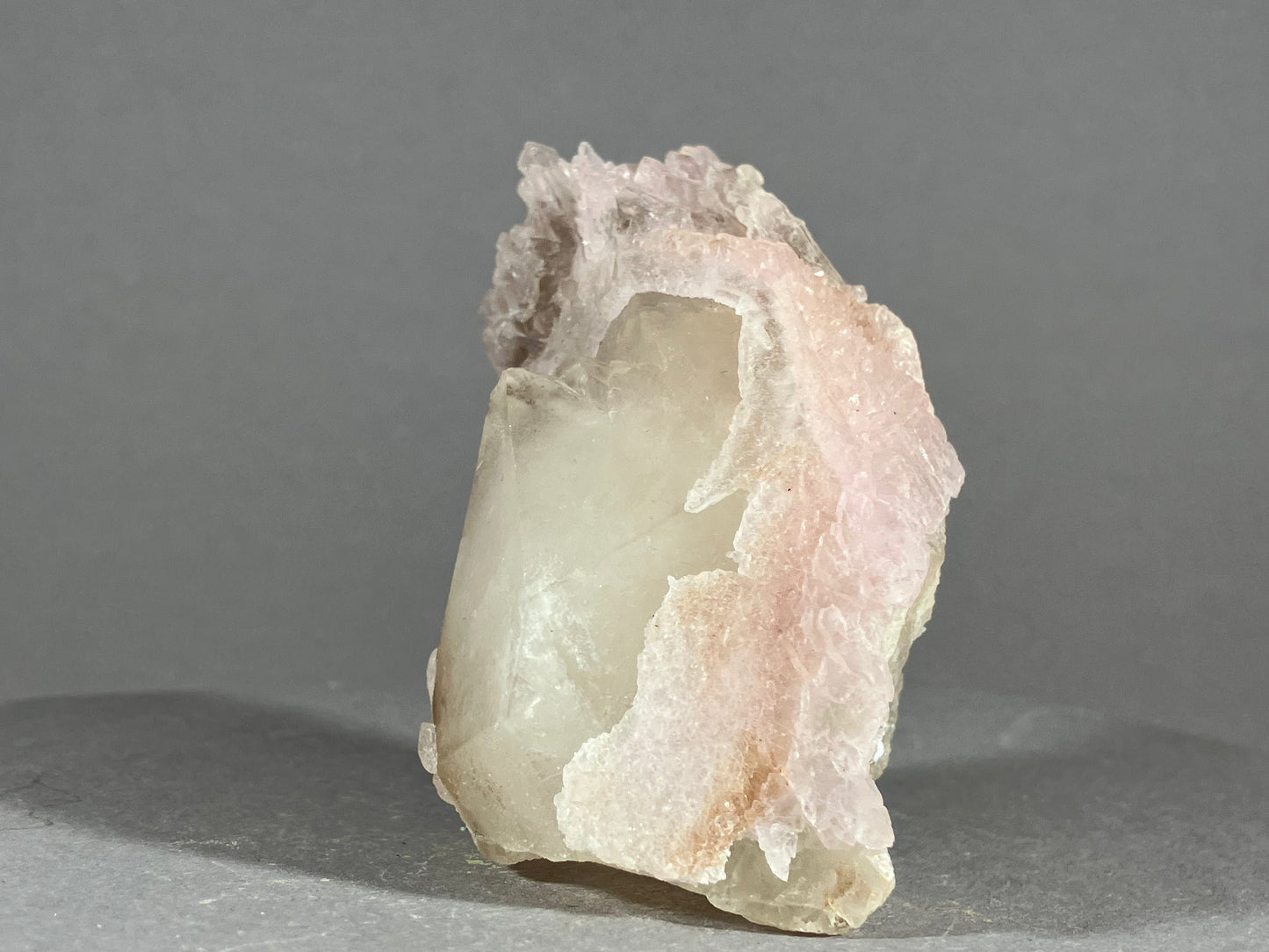 Rosenquarz/Rauchquarz - Minas Gerais/Brasilien ca. 7,5x4,5cm