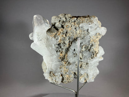 Bergkristall - Alpe Ramosa/Lugnez ca. 12x12cm
