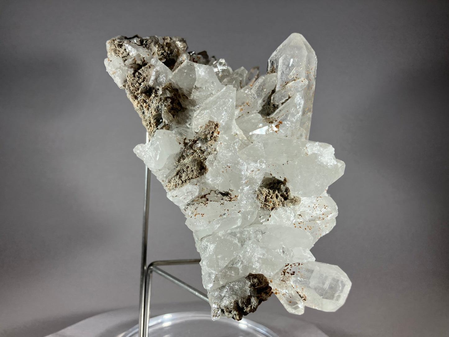 Bergkristall - Alpe Ramosa/Lugnez ca. 12x12cm