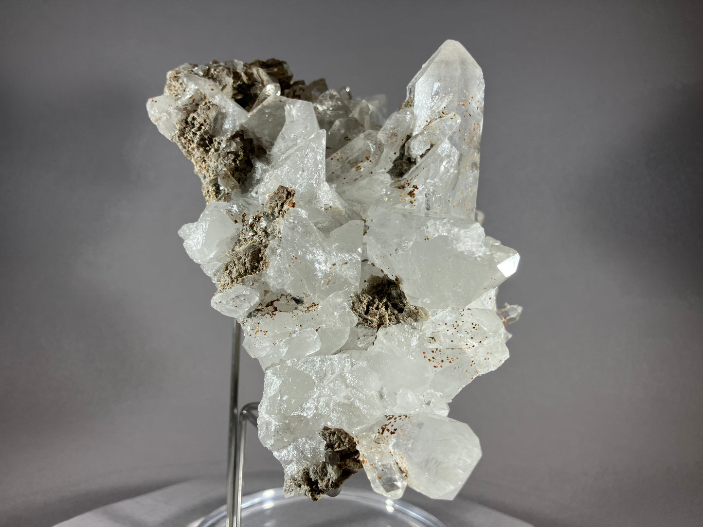 Bergkristall - Alpe Ramosa/Lugnez ca. 12x12cm