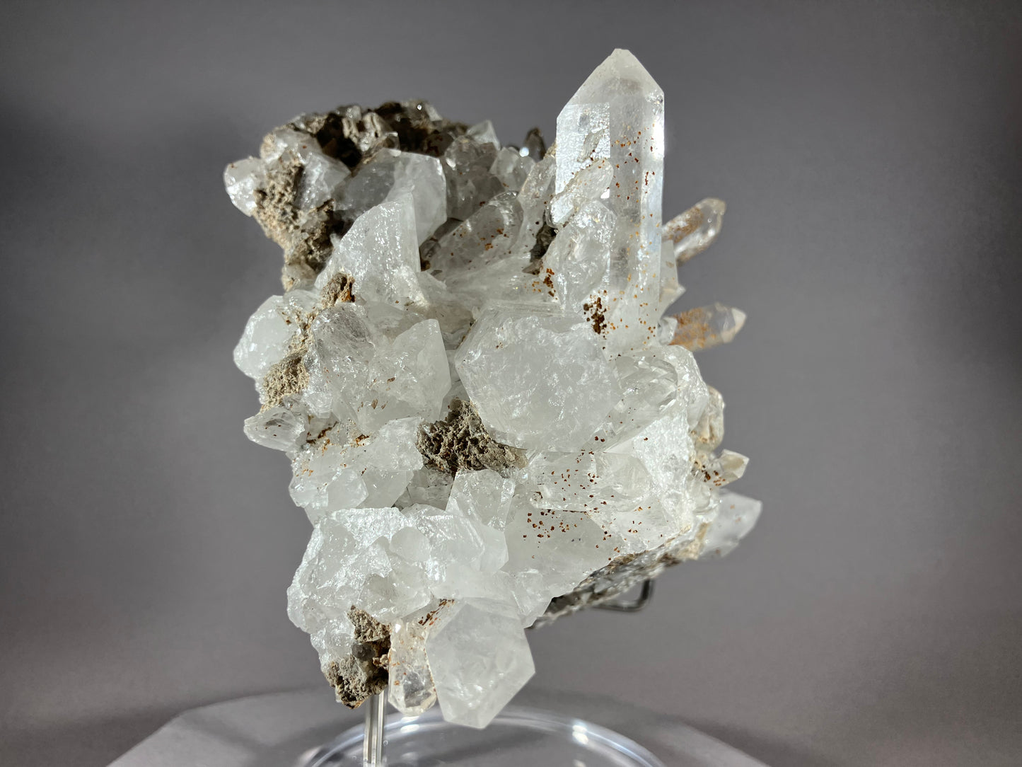 Bergkristall - Alpe Ramosa/Lugnez ca. 12x12cm