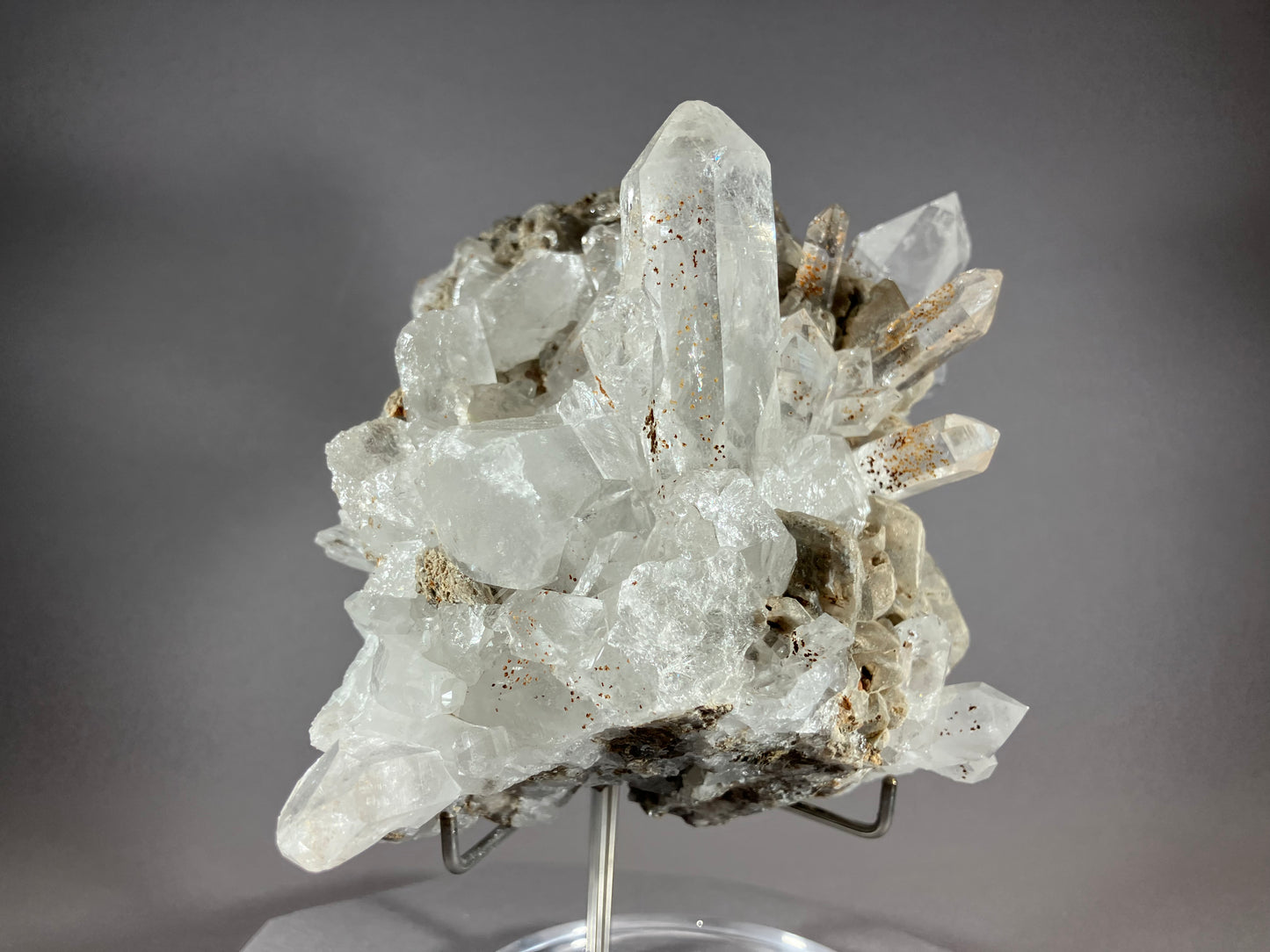 Bergkristall - Alpe Ramosa/Lugnez ca. 12x12cm
