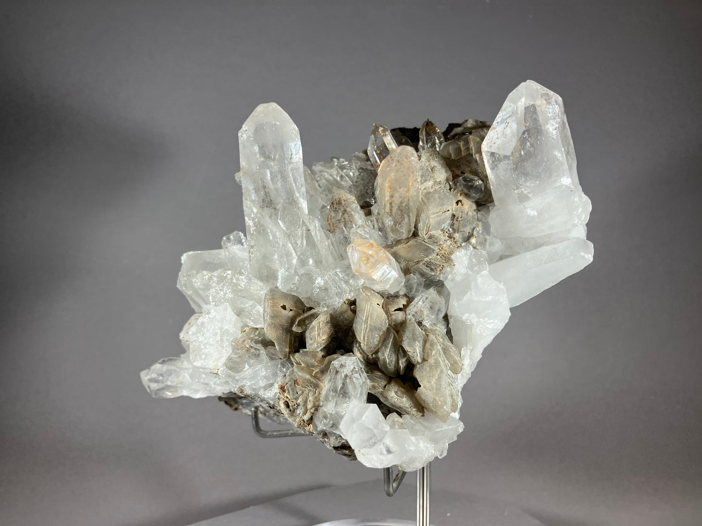 Bergkristall - Alpe Ramosa/Lugnez ca. 12x12cm