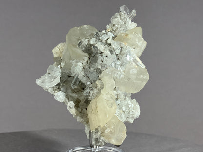 Bergkristall/Calcit - Pfunds/Tirol ca. 7x5cm