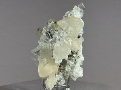 Bergkristall/Calcit - Pfunds/Tirol ca. 7x5cm