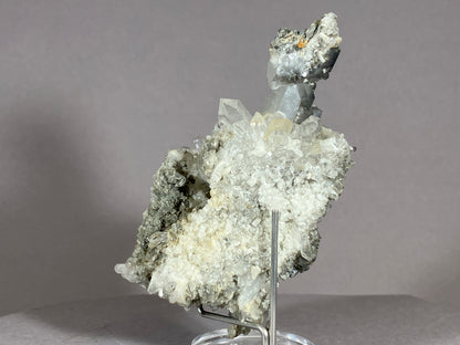 Bergkristall/Calcit - Pfunds/Tirol a. 8x5cm