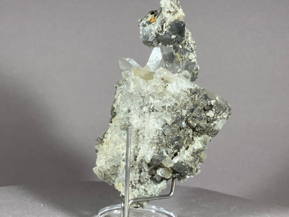 Bergkristall/Calcit - Pfunds/Tirol a. 8x5cm
