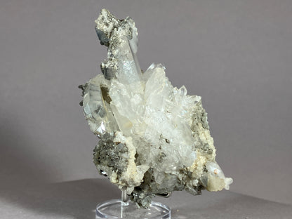 Bergkristall/Calcit - Pfunds/Tirol a. 8x5cm