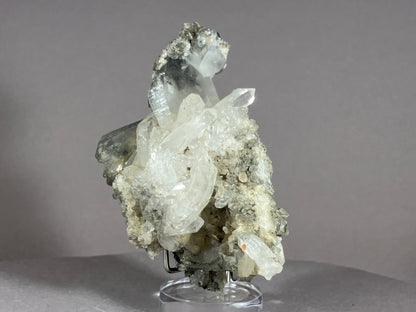 Bergkristall/Calcit - Pfunds/Tirol a. 8x5cm