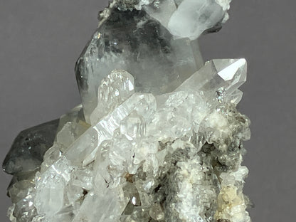 Bergkristall/Calcit - Pfunds/Tirol a. 8x5cm