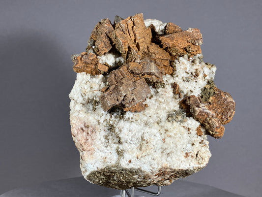 Siderit/Bergkristall - Zemmgrund/Zillertal ca. 10x9cm