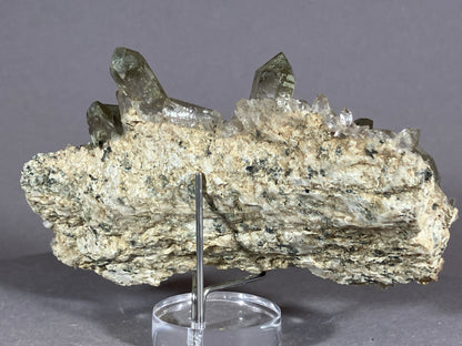 Bergkristall/Rauchquarz - Val Giuv/Schweiz ca. 10x6,5cm