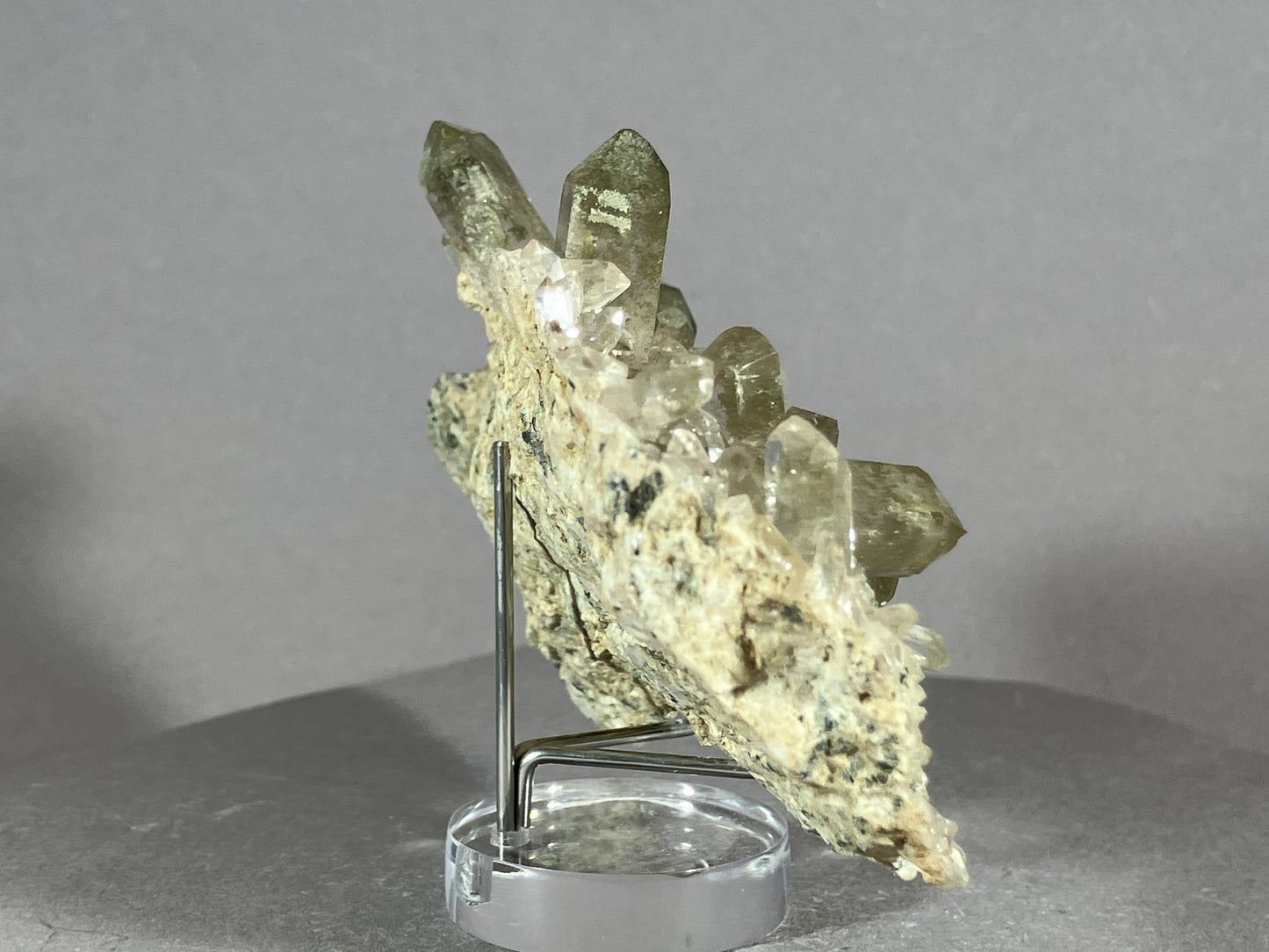 Bergkristall/Rauchquarz - Val Giuv/Schweiz ca. 10x6,5cm