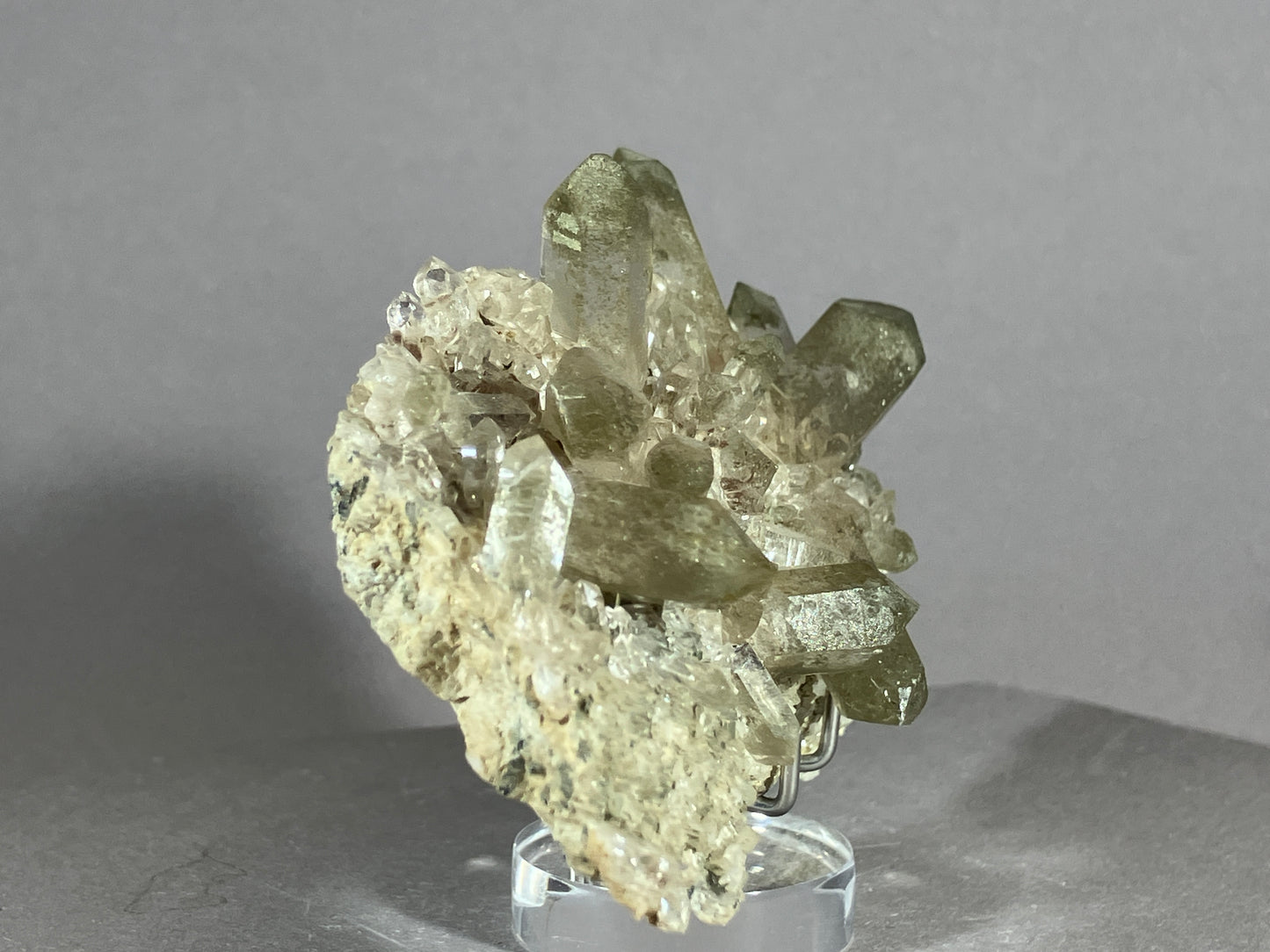 Bergkristall/Rauchquarz - Val Giuv/Schweiz ca. 10x6,5cm
