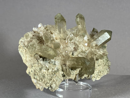 Bergkristall/Rauchquarz - Val Giuv/Schweiz ca. 10x6,5cm