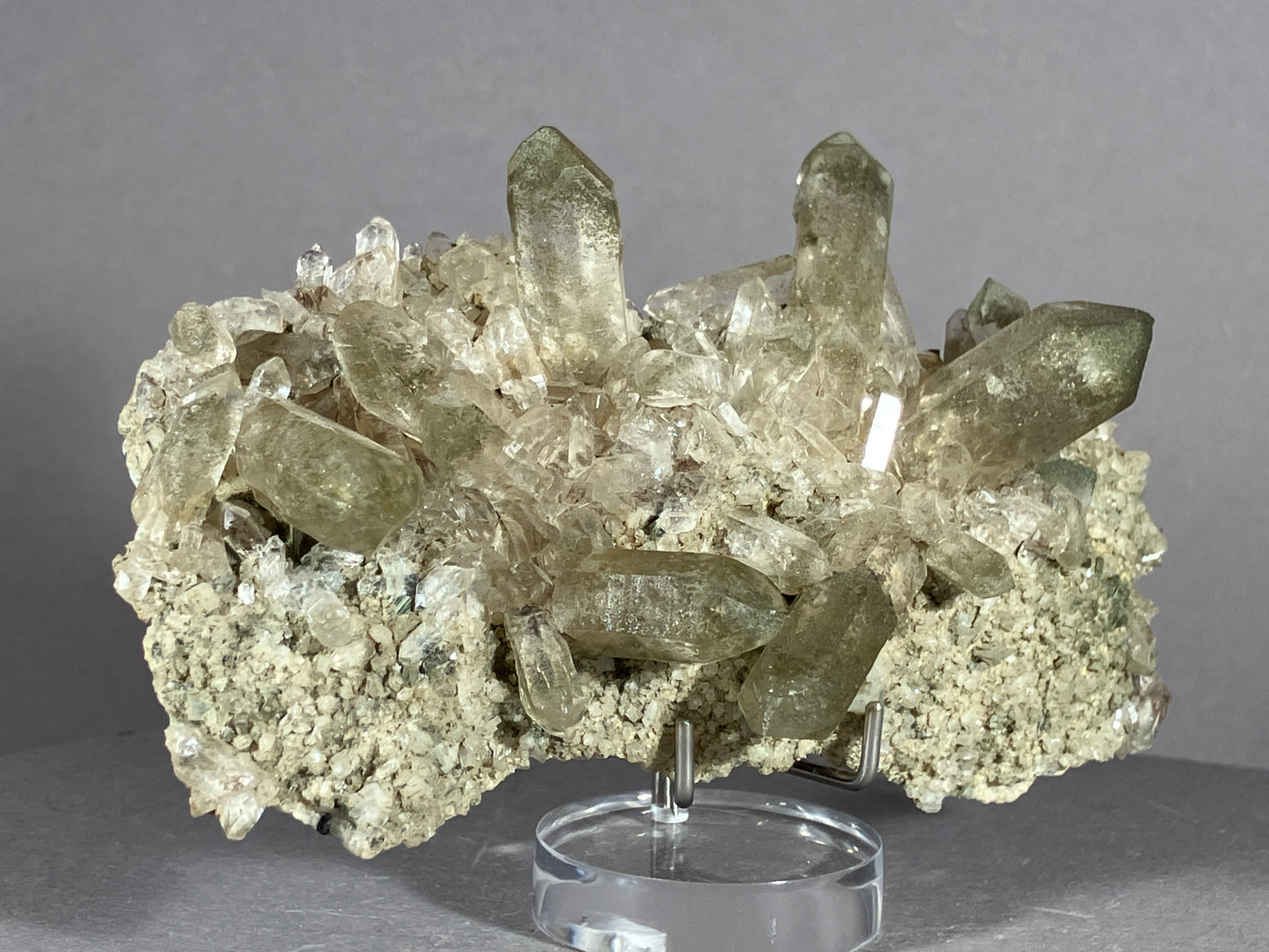 Bergkristall/Rauchquarz - Val Giuv/Schweiz ca. 10x6,5cm