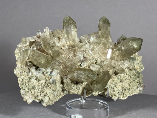 Bergkristall/Rauchquarz - Val Giuv/Schweiz ca. 10x6,5cm