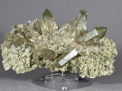 Bergkristall/Rauchquarz - Val Giuv/Schweiz ca. 10x6,5cm