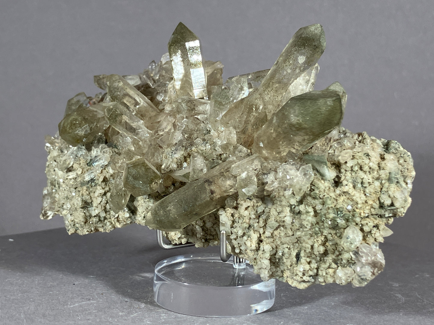 Bergkristall/Rauchquarz - Val Giuv/Schweiz ca. 10x6,5cm