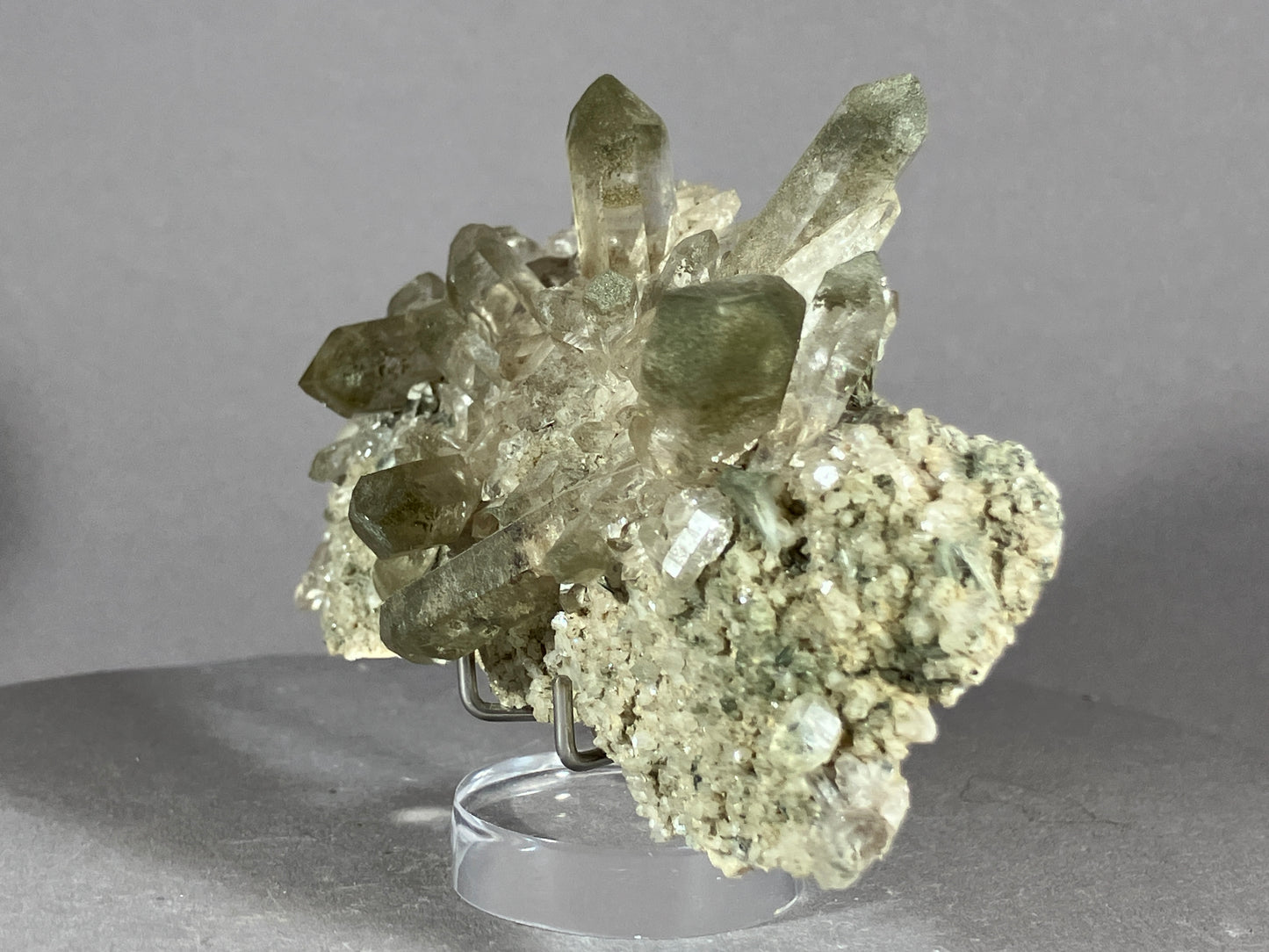 Bergkristall/Rauchquarz - Val Giuv/Schweiz ca. 10x6,5cm