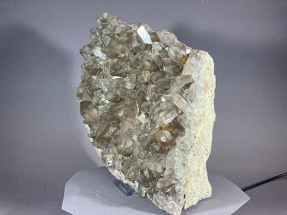 Rauchquarz - Val Giuv/Schweiz ca. 18x17cm