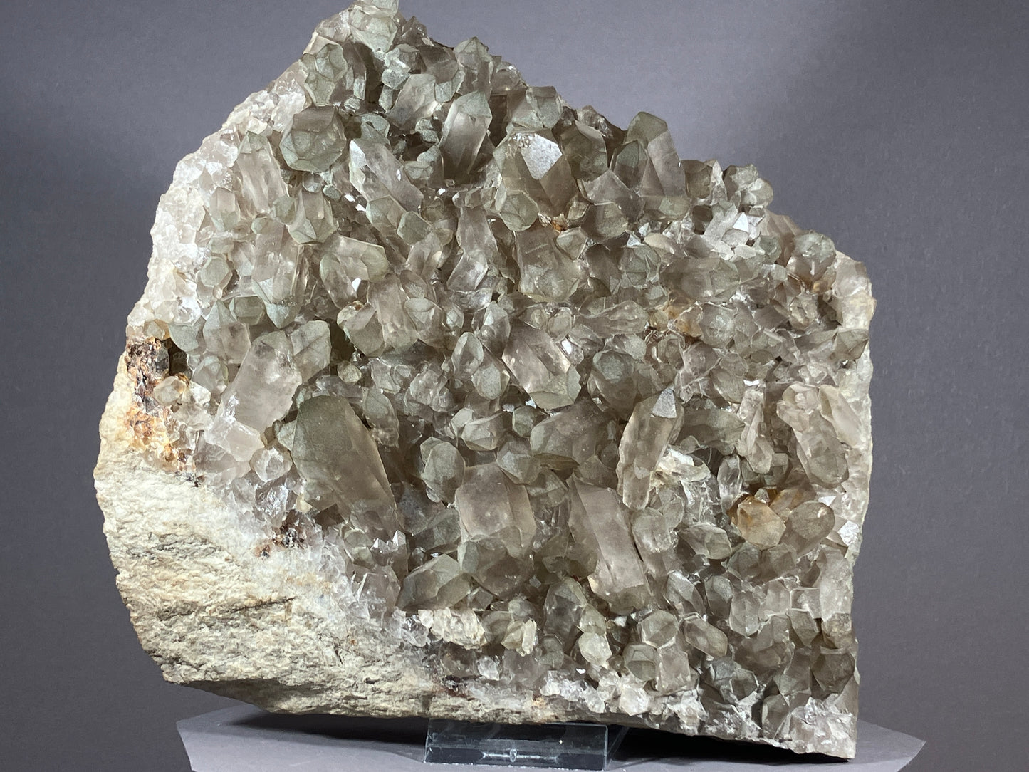 Rauchquarz - Val Giuv/Schweiz ca. 18x17cm