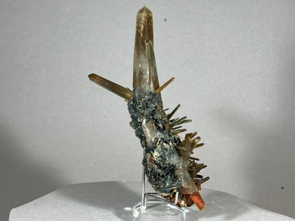 Hämatit/Bergkristall - Jinlong/China ca. 11x5cm