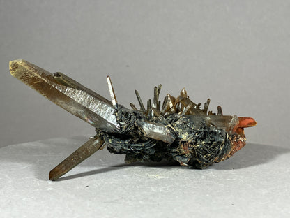 Hämatit/Bergkristall - Jinlong/China ca. 11x5cm