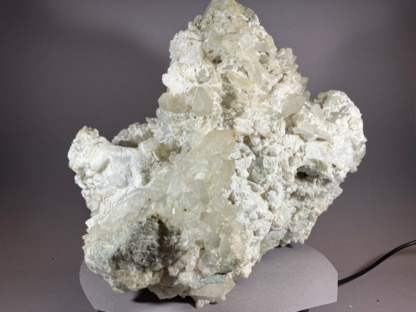 Bergkristall/Sinter - Pfunds/Tirol ca. 19x17cm
