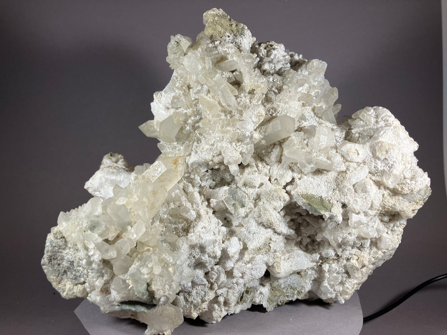 Bergkristall/Sinter - Pfunds/Tirol ca. 19x17cm