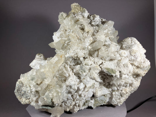 Bergkristall/Sinter - Pfunds/Tirol ca. 19x17cm