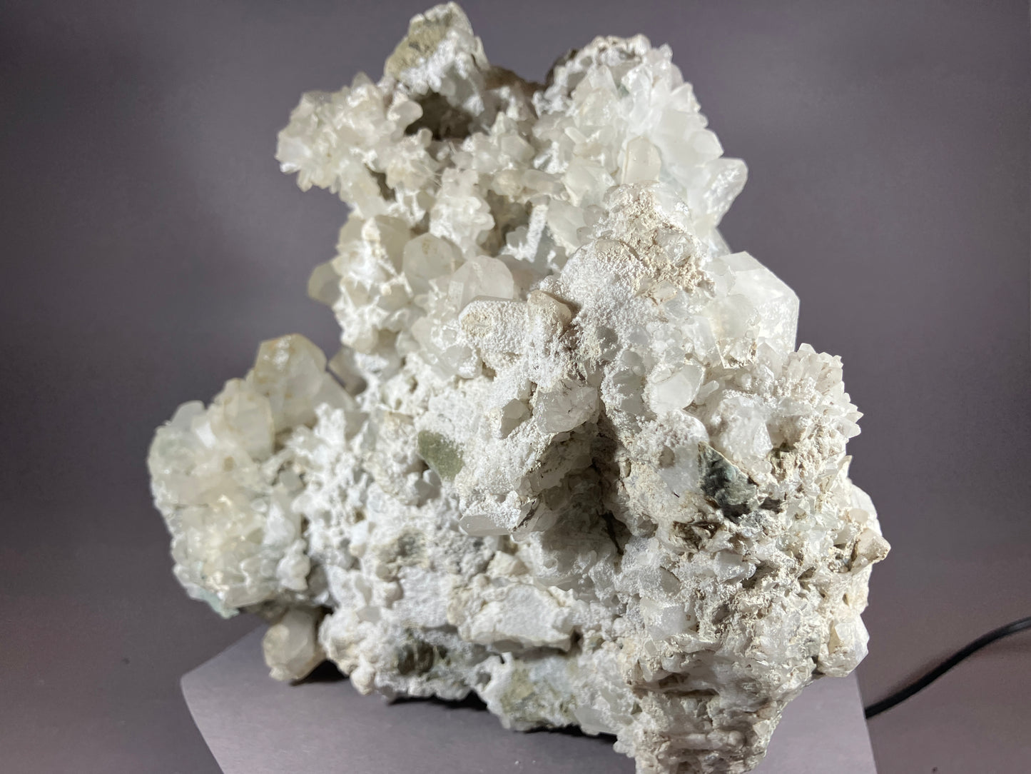Bergkristall/Sinter - Pfunds/Tirol ca. 19x17cm