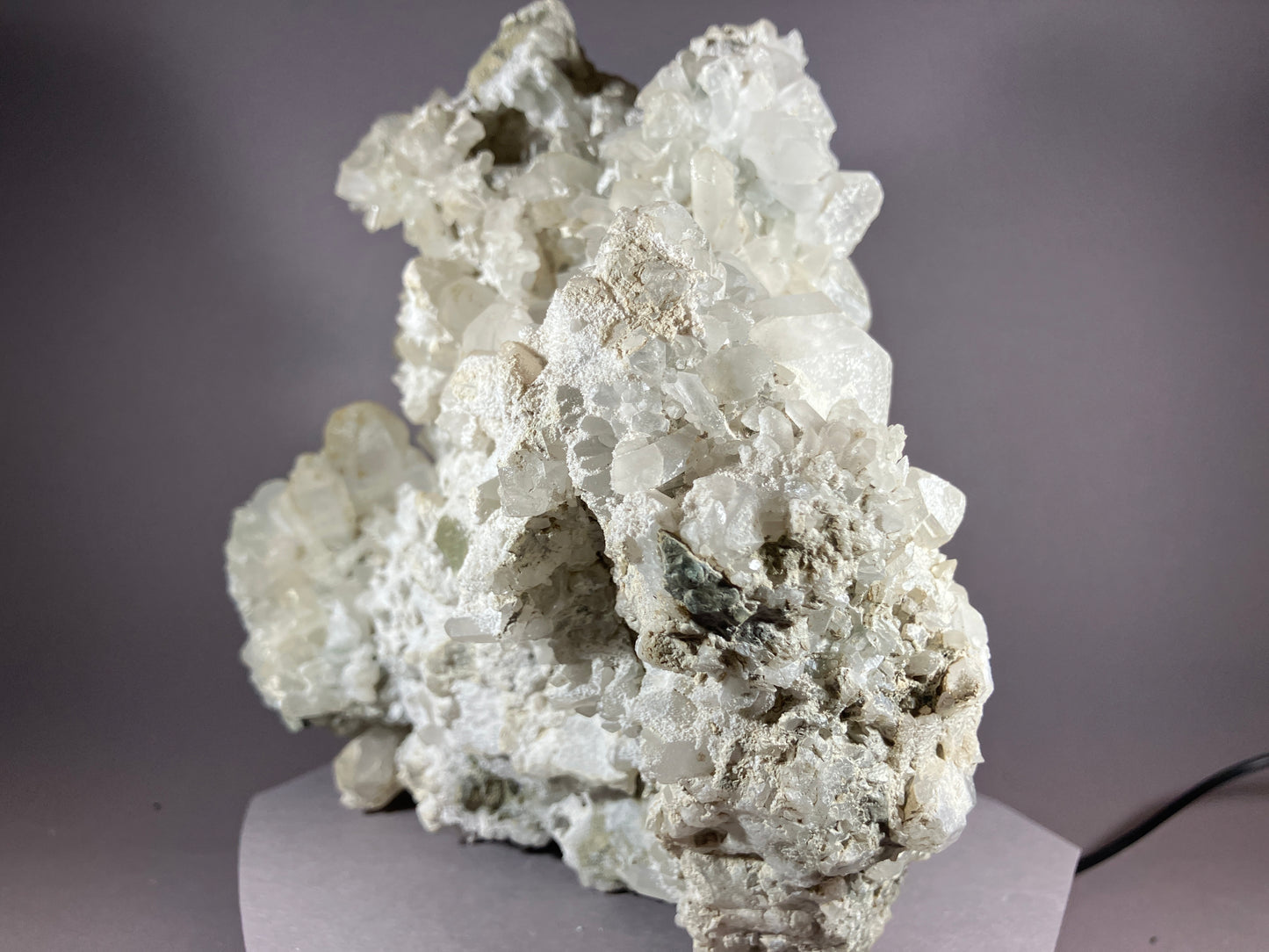 Bergkristall/Sinter - Pfunds/Tirol ca. 19x17cm