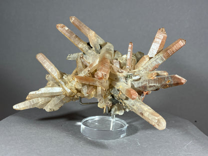 Hämatit/Bergkristall - Jinlong/China ca. 13x9cm