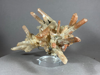 Hämatit/Bergkristall - Jinlong/China ca. 13x9cm