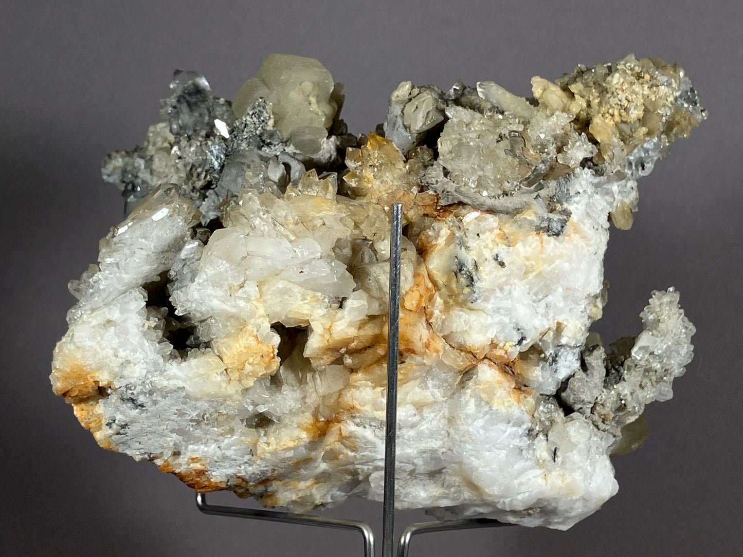 Bergkristall/Calcit - Pfunds/Tirol ca. 10x8cm